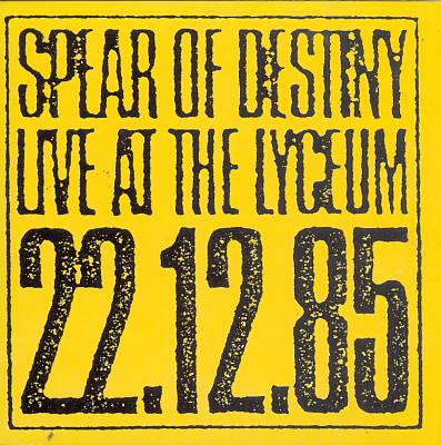 Live at the Lyceum 12-22-85