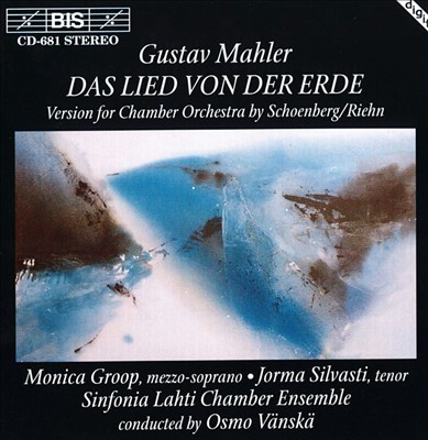 Das Lied von der Erde, for alto (or baritone), tenor & orchestra