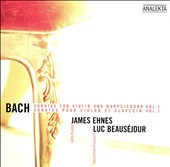 Bach: Sonatas for Violin and Harpsichord, Vol. 1