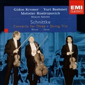 Schnittke: Concerto for Three; String Trio; Minuet; Canon