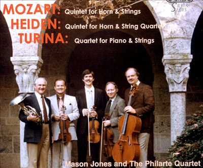 Quintet for horn, violin, 2 violas & cello in E flat major, K. 407 (K. 386c)