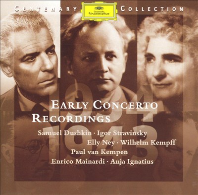Early Concerto Recordings (1934-1943)