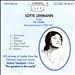 Lotte Lehmann Sings 26 Lieder (Recorded between 1928-1941)