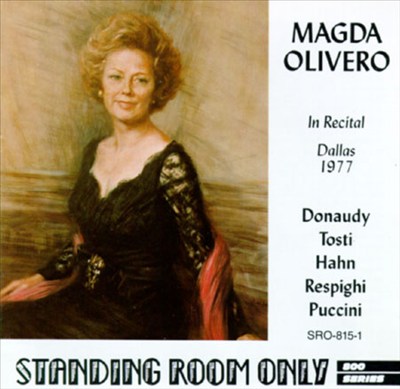 Magda Olivero in Recital