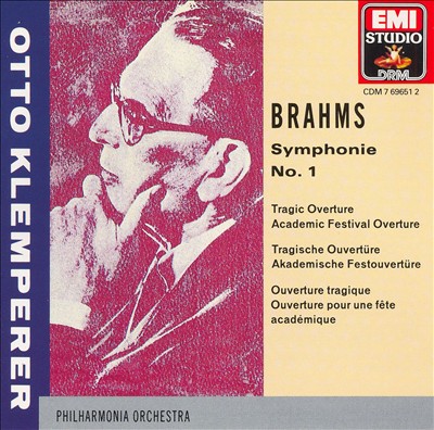 Brahms: Symphonie No. 1; Ouvertüren