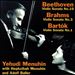 Menuhin Plays Beethoven, Brahms & Bartók