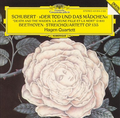 Schubert: Der Tod und das Mädchen, D. 810; Beethoven: Streichquartett