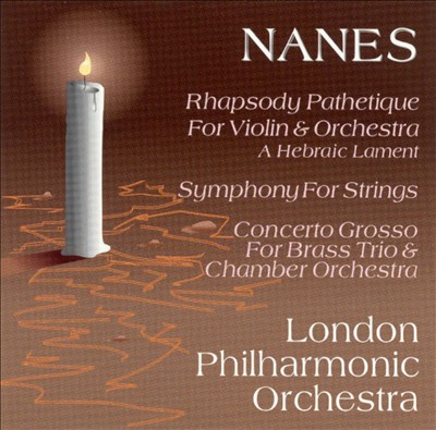Rhapsody pathétique, for violin & orchestra