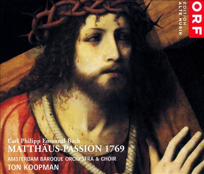 Matthäus-Passion, passion setting for soloists, 2 choruses & orchestra, H. 782