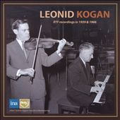 Leonid Kogan: RTF Recordings in 1959 & 1966