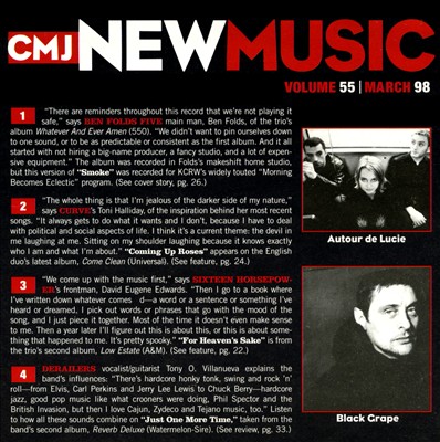CMJ New Music, Vol. 55