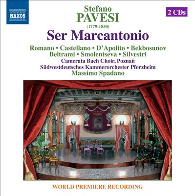 Ser Marcantonio, opera in 2 acts