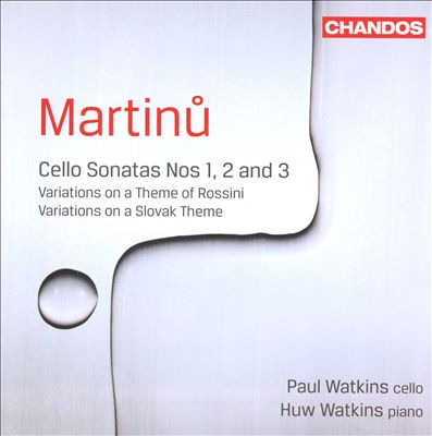 Sonata for cello & piano No. 3, H. 340