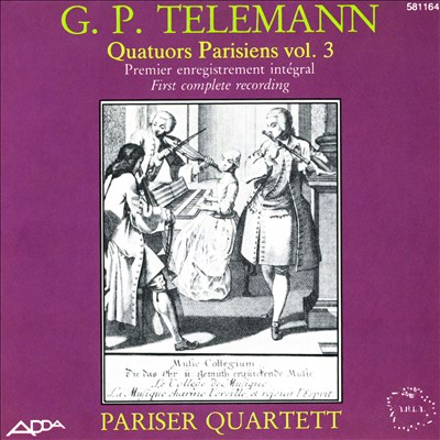 Telemann: Quatuors Parisiens, Vol. 3