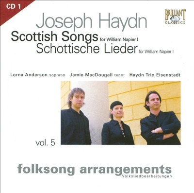 Haydn: Folksong Arrangements, Vol. 5 - Scottish Songs for William Napier I, Disc 1