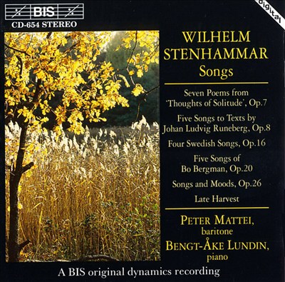 Songs (5) of Bo Bergman, Op. 20:  No. 1, Stjärnöga (Stareye)