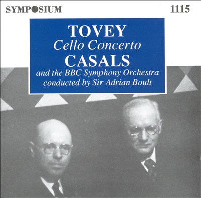 Tovey: Cello Concerto