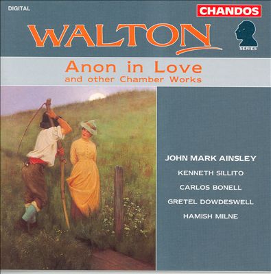Anon in Love, song cycle for tenor & guitar or orchestra