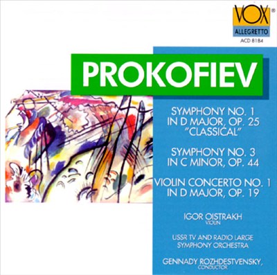 Prokofiev: Symphony Nos. 1 & 3/Violin  Concerto No.1