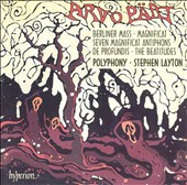 Arvo Pärt: Berliner Mass; Magnificat; Seven Magnificat Antiphons; De Profundis; The Beatitudes