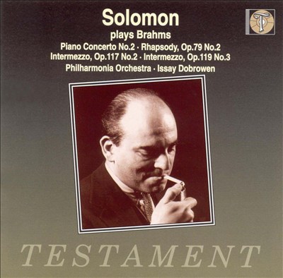 Solomon Plays Brahms