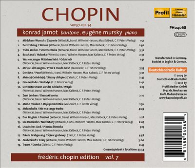 Chopin: Songs