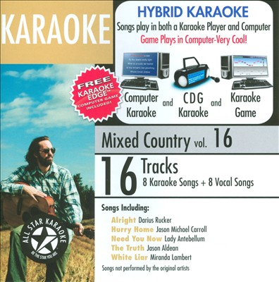 Karaoke: Mixed Country, Vol. 16
