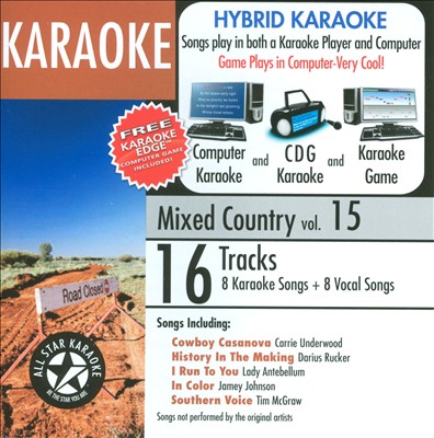 Karaoke: Mixed Country, Vol. 15