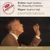 Brahms: Haydn Variations; Alto Rhapsody; Overtures;  Wagner: Siegfried Idyll
