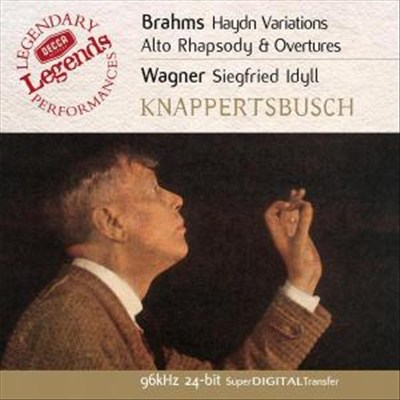 Brahms: Haydn Variations; Alto Rhapsody; Overtures;  Wagner: Siegfried Idyll