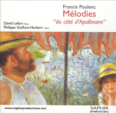Le portrait ("Belle, méchante, menteuse, injuste"), song for voice & piano, FP 92