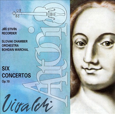 Concertos (6) for flute, 2 violins, viola, organ & continuo, Op. 10