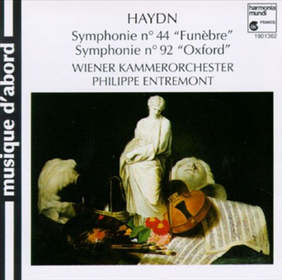 Symphony No. 44 in E minor ("Trauer" /"Funeral"/"Letter E"), H. 1/44