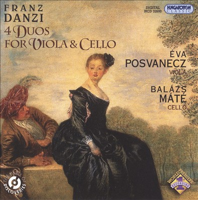 Franz Danzi: 4 Duos for Viola & Cello