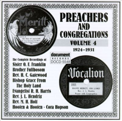 Preachers and Congregations, Vol. 4: 1924-1931