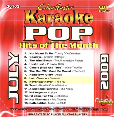 Karaoke: Pop Hits of the Month - July 2009