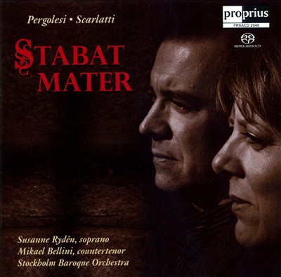 Stabat mater, for soprano, alto, strings & organ in F minor