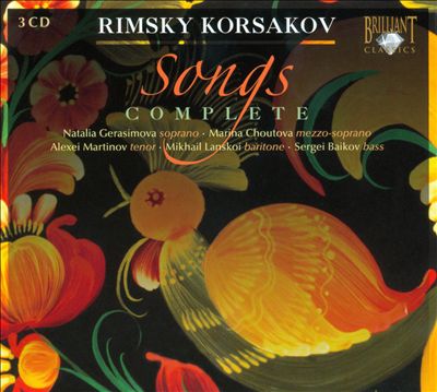 Songs (4), for voice & piano, Op. 4