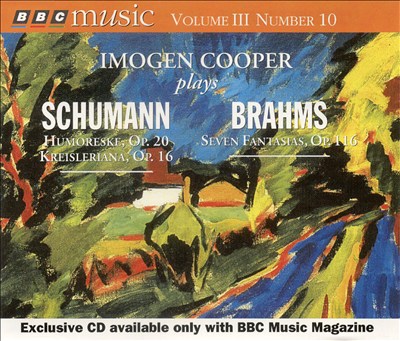 Imogen Cooper Plays Schumann & Brahms