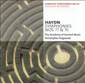 Haydn: Symphonies Nos. 77 & 76