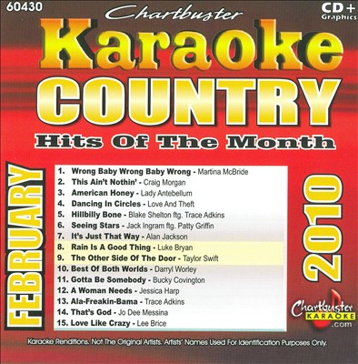 Karaoke: Country Hits of Month - February 2010