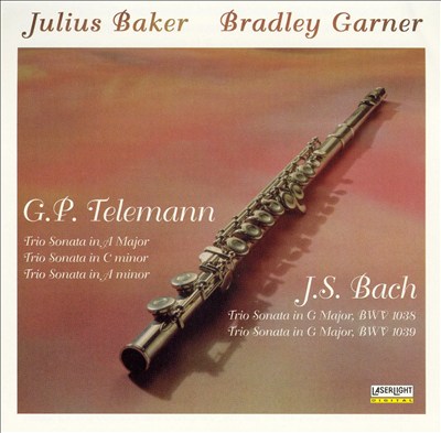 Trio sonata for flute, violin & continuo in G major, H. 590.5 (also attributed to JS Bach as BWV 1038)
