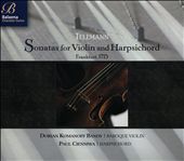 Telemann: Sonatas for Violin and Harpsichord, Frankfurt 1715