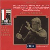 Schubert: Symphony in C; Stravinsky: Le Sacre du Printemps