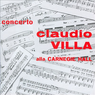 Claudio Villa alla Carnegie Hall