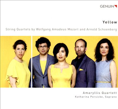 Yellow: String Quartets by Wolfgang Amadeus Mozart and Arnold Schoenberg