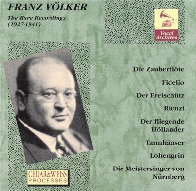 Franz Volker Rare Recordings 1927-41