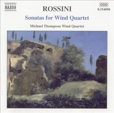 Wind Quartet No. 6 in F major (arranged from a Rossini  Andante e Tema con variazioni)