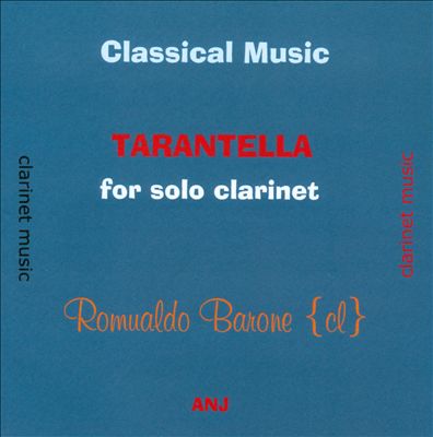 Tarantella, for clarinet