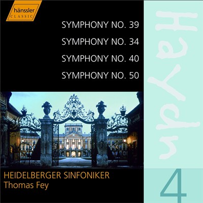 Haydn: Complete Symphonies, Vol. 4 -  Nos. 39, 34, 40, 50